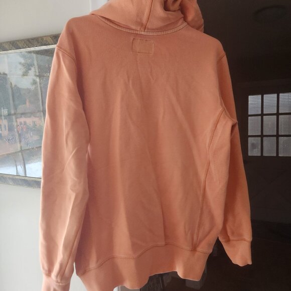 Unusual Orange ROOTS hoodie Jacket full zip - Iconic Canadian Beaver 100% Cotton - Picture 3 of 7